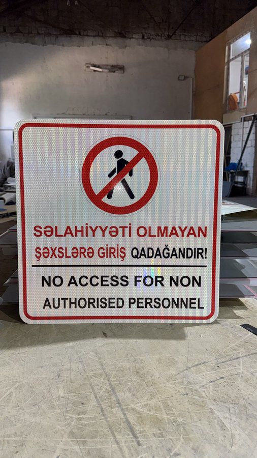 Yol nişanları Keyfiyyət Dəqiqlik Təhlükəsizlik — Mallar, Bakı (8)