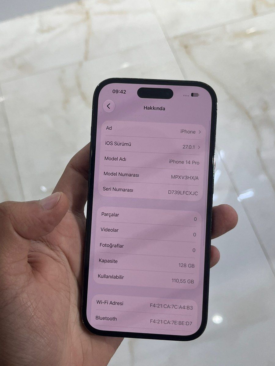 Apple iPhone 14 Pro Space Black 128GB/6GB — Smartfonlar, Bakı (8)