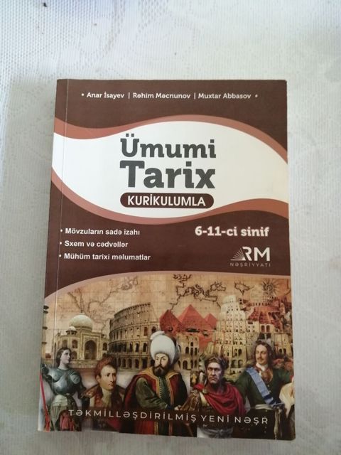Məhsul: “Ümumi Tarix – Kurikulumla” (6–11-ci sinif) Müəlliflər: Anar — Qobu