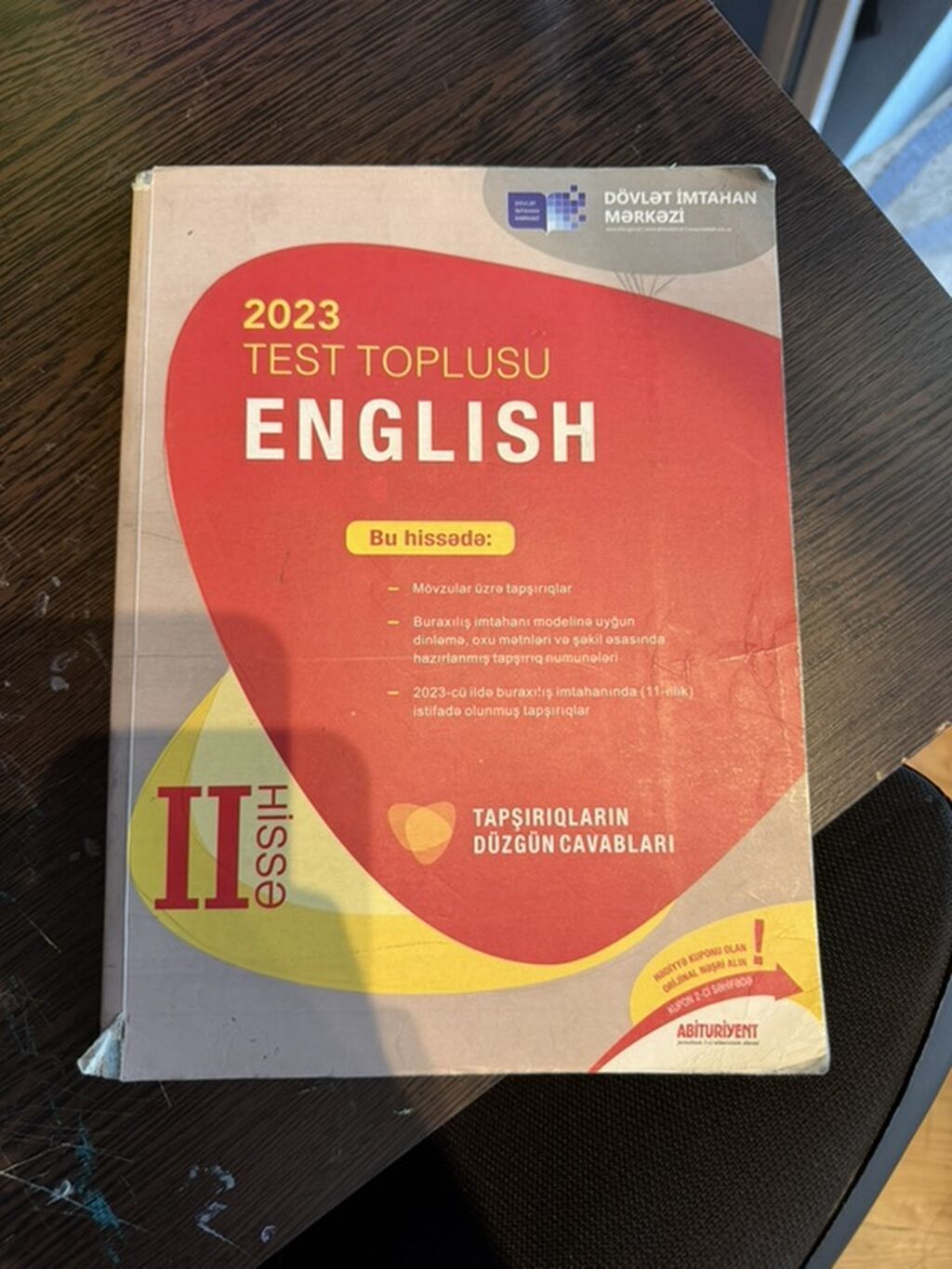 İngilis dili Testlər 11-ci sinif, DİM, 2-ci hissə, 2023 il — Kitablar, Bakı