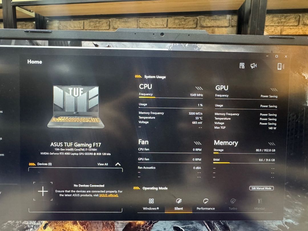 ASUS tuf Gaming F17 RTX4060 — Noutbuklar, Bakı (11)
