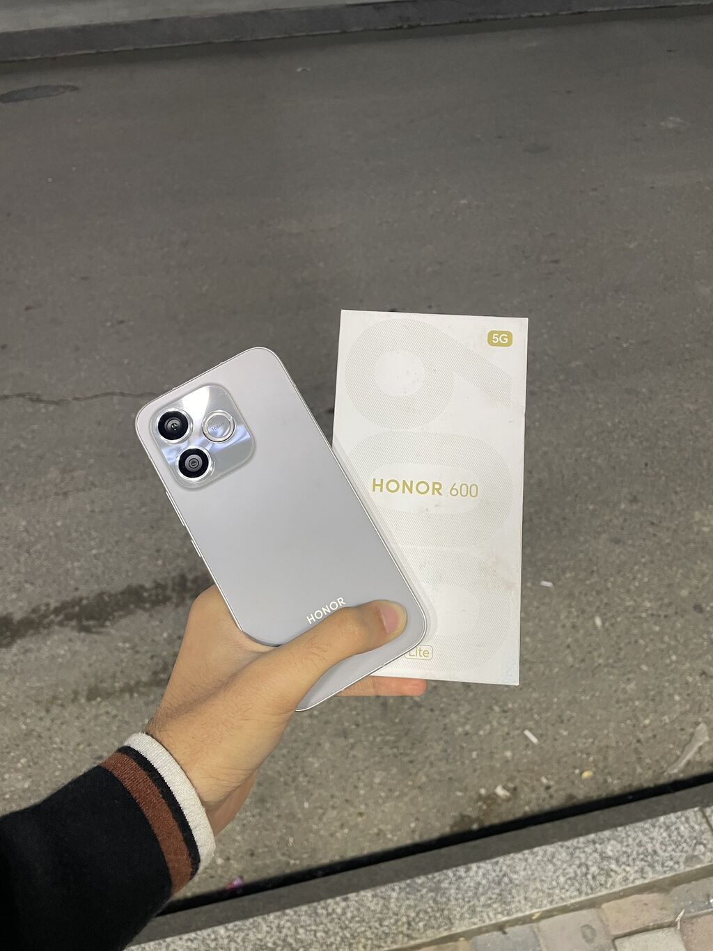 Honor 400 Lite, 256 GB, rəng - Boz, Simsiz şarj, Face ID — Honor, Güzdək (2)