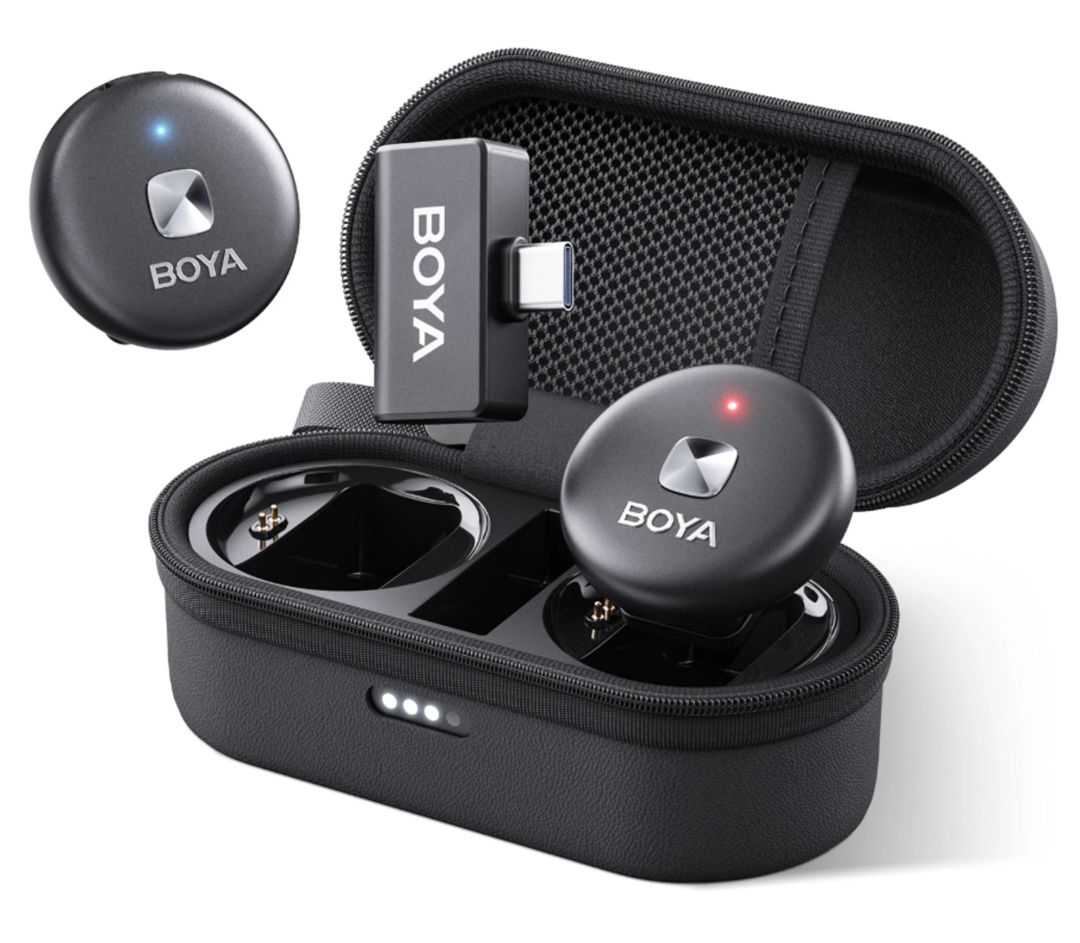 Wireless çüt yaxa mikrofonu Boya Typec — Səs texnikası, Bakı
