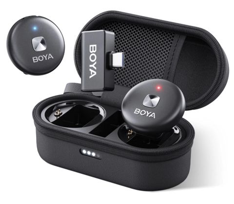 Wireless çüt yaxa mikrofonu Boya Typec — Bakı