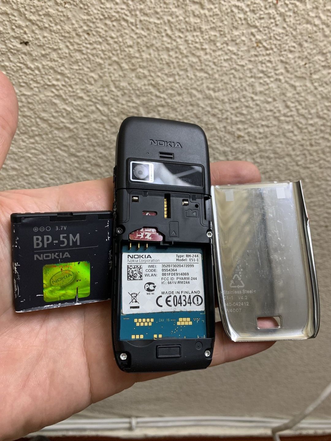 Nokia E51 Silver — Smartfonlar, Bakı (8)