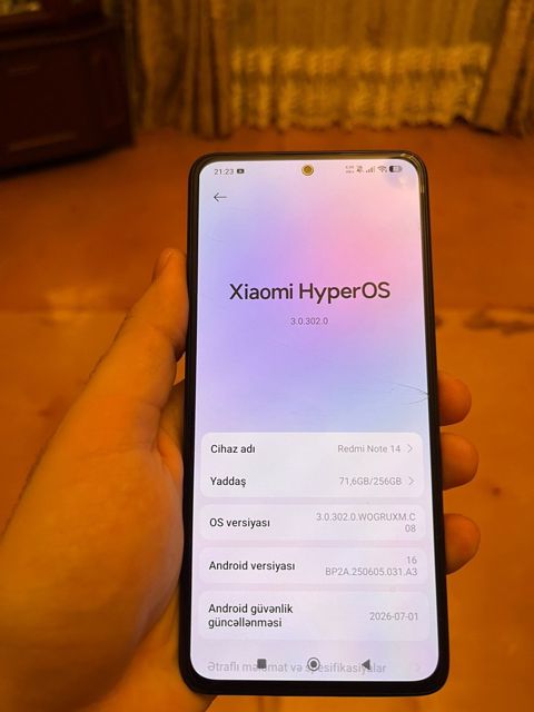 Xiaomi Redmi Note 14 Midnight Black 256GB/8GB — Gəncə