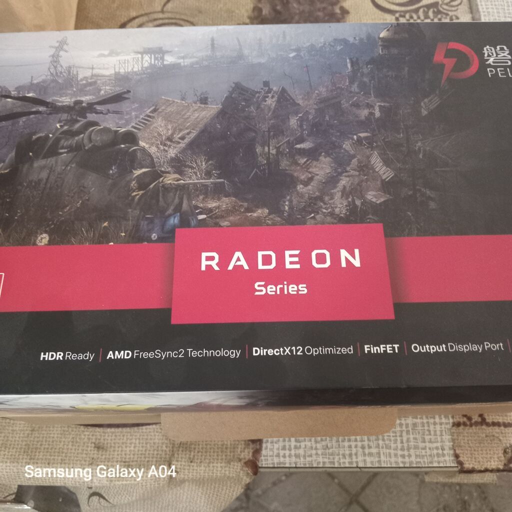 Məhsul: AMD Radeon RX 580 8GB GDDR5 (etiket: RX580-8G D5) Təsvir — Qrafik kartlar, Bakı