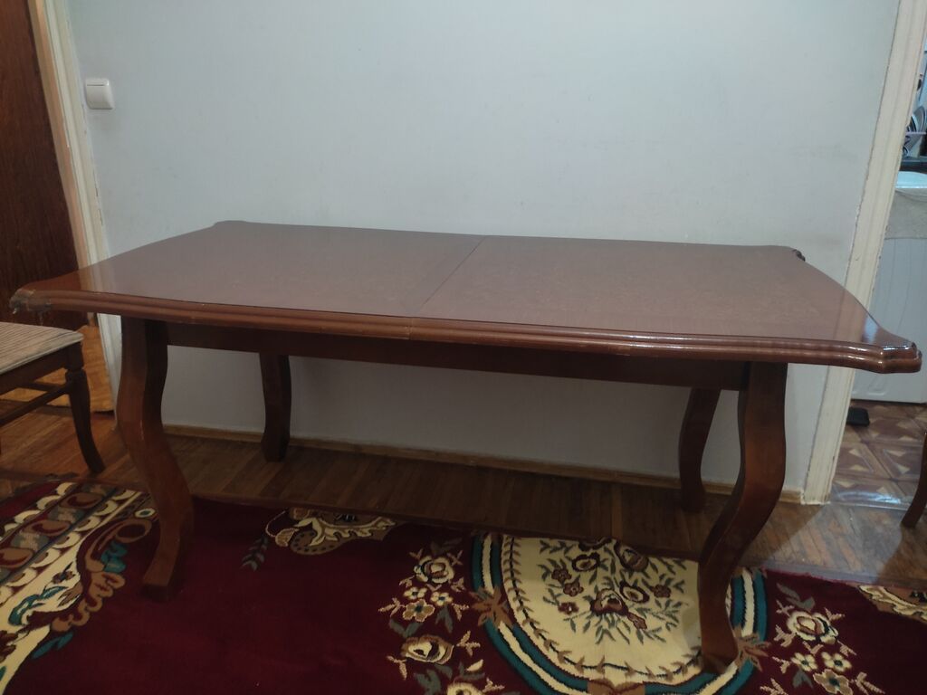 Klassik üslubda böyük yemək masası - Material: taxta karkas, üst — Masalar, Bakı (5)