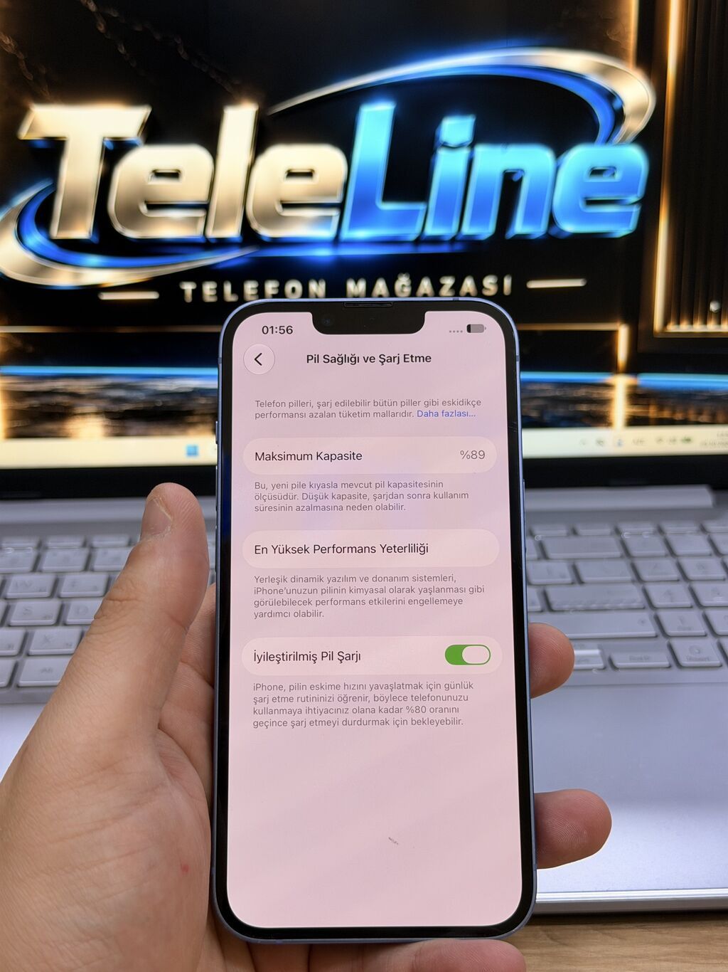 IPhone 14, 128 GB, Mavi, Zəmanət, Kredit, Simsiz şarj — Apple iPhone, Bakı (7)