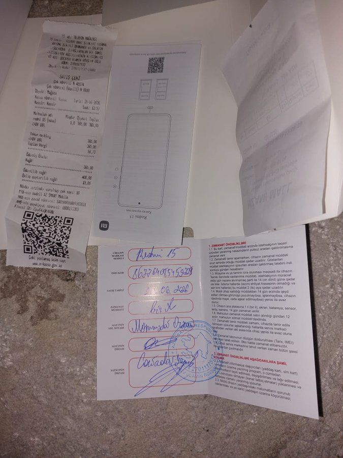 Xiaomi 15 Qara 256 GB/12 GB — Smartfonlar, Bakı
