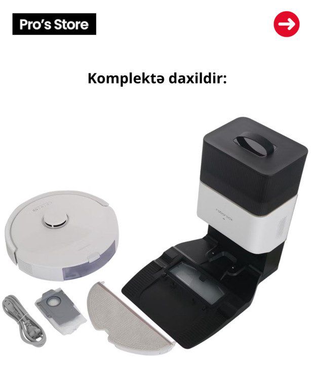 Robot-tozsoran "Roborock Q8 Max Plus" — Ev texnikası, Bakı (5)