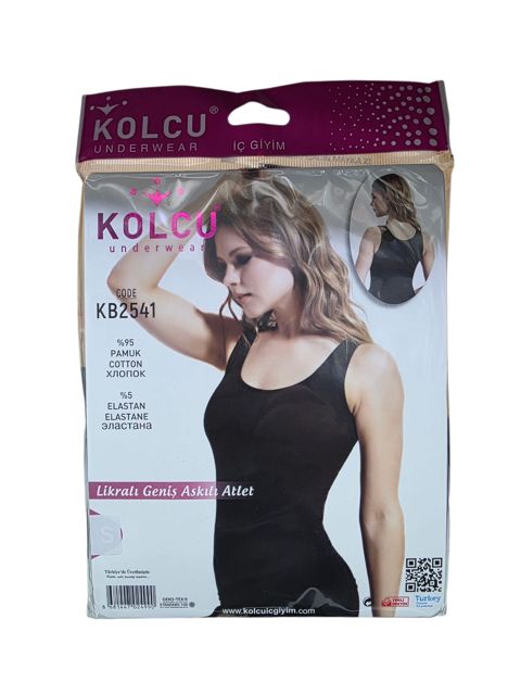 Mayka qadınlar üçün 2541, pambıq/elastan, qara, ölçü S — Bakı