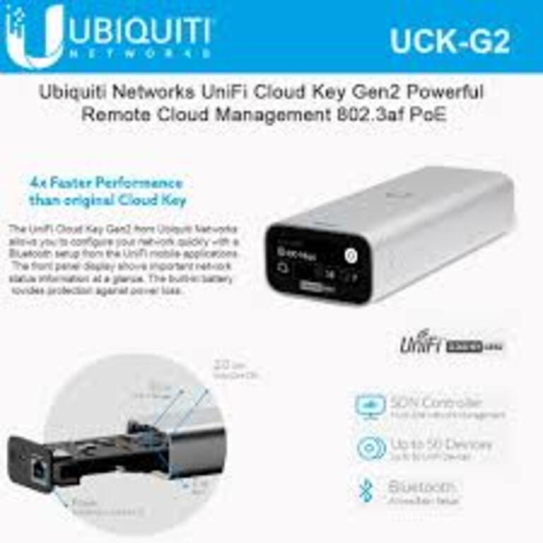 Ubiquiti Cloud Key Gen2 UCK-G2 — Şəbəkə və server avadanlığı, Bakı (3)