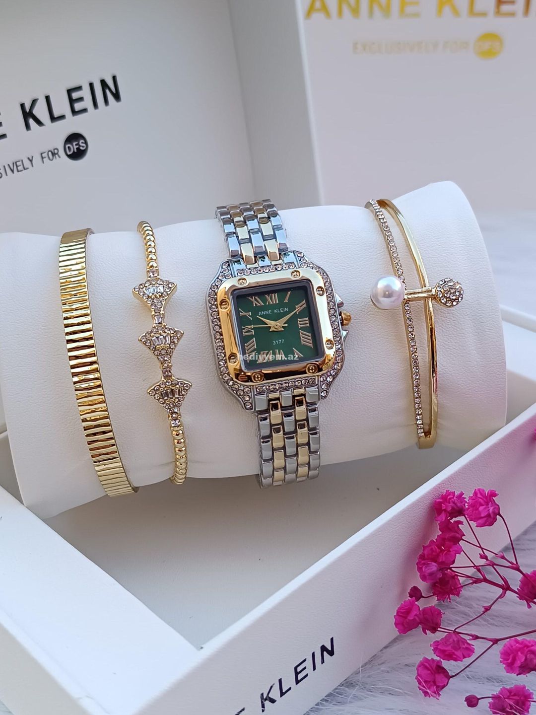 Anne Klein qol saat desti 0492 — Qol saatları, Bakı (4)