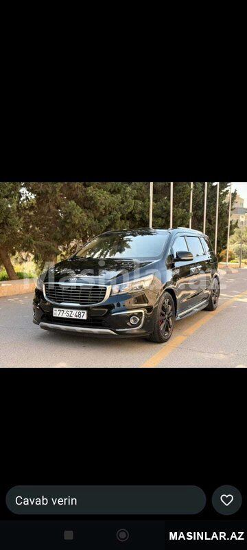 Kia karnaval, 2018 il 77-SZ-487 — Minik avtomobili icarəsi, Bakı