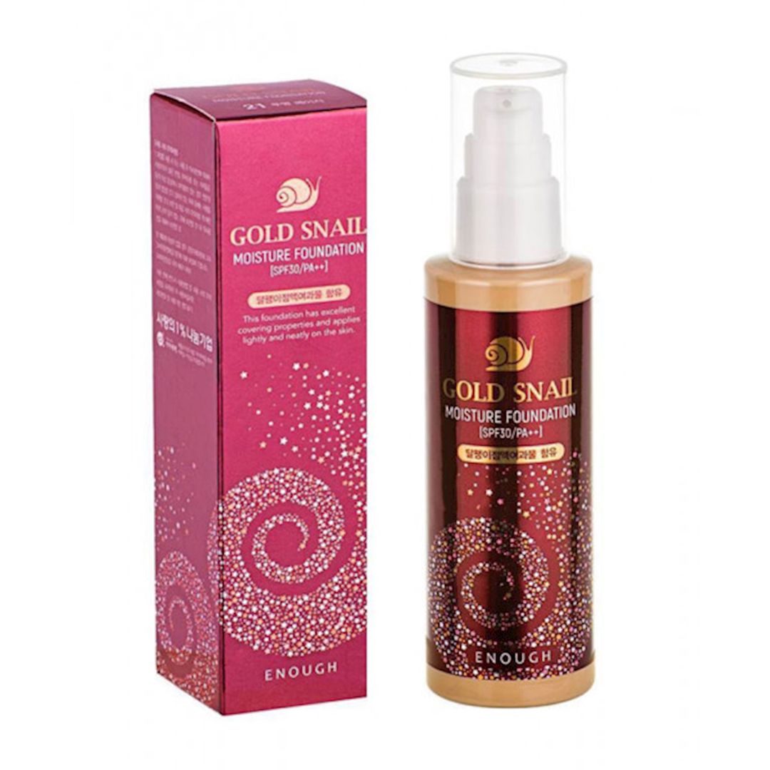 Tonal krem Enough Gold Snail Moisture Foundation 21 100 ml — Mallar, Bakı