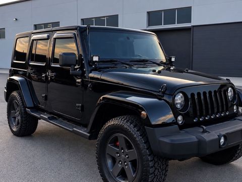 Jeep Wrangler Unlimited, 4 qapı, qara rəng - Güclü off-road — Bakı