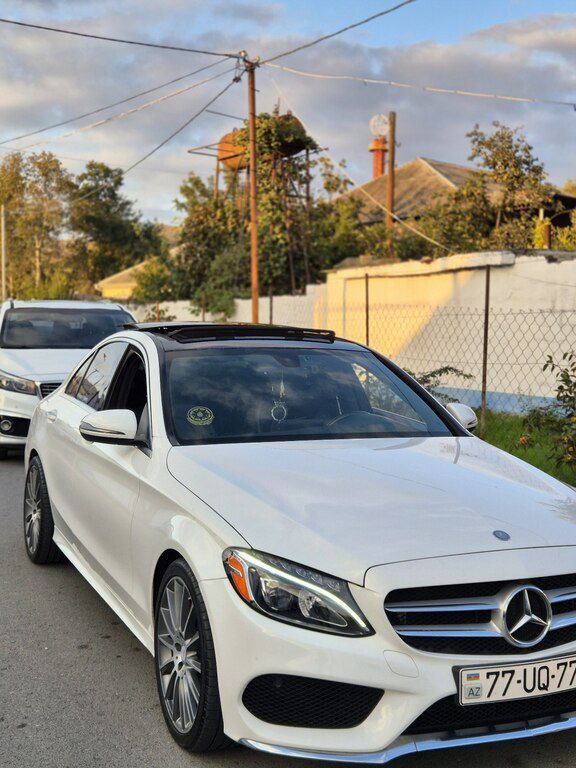 Mercedes C 300, 2.0 L, 2017 il, 180 000 km 77-UQ-771 — Avtomobillər, Göyçay (2)