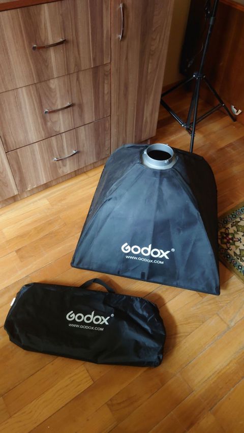 Продаются комплект для фотостудии Софтбокс 60x60 Godox 2 шт Стойка — Bakı