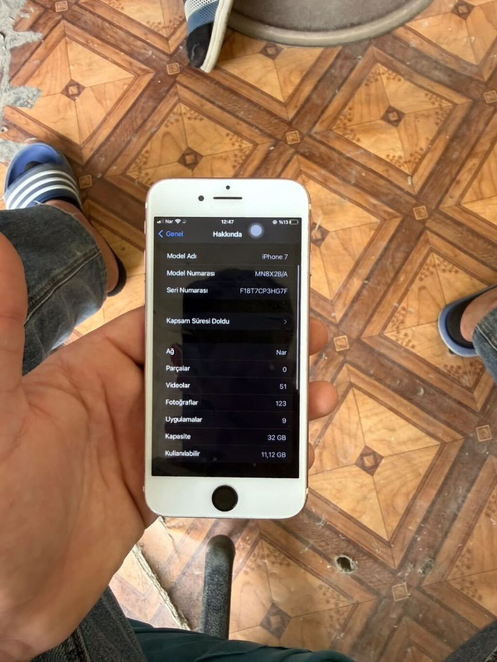 IPhone 7, Rose Gold, Barmaq izi — Apple iPhone, Bakı (7)