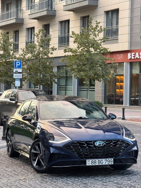 Hyundai Sonata, 1.6 L, 2021 il, 79 332 km 77-HR-772 — Avtomobillər, Bakı (2)