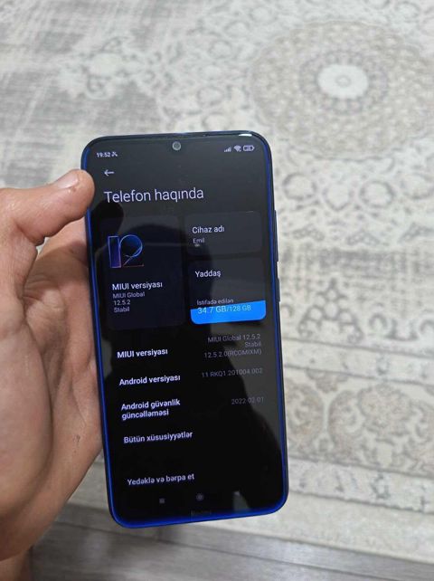 Xiaomi Redmi Note 8 Neptune Blue 128GB/6GB — Sumqayıt