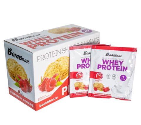 Protein kokteyl Bombbar Whey Protein Moruqlu peçenye 1 porsiya, 30 q — Bakı