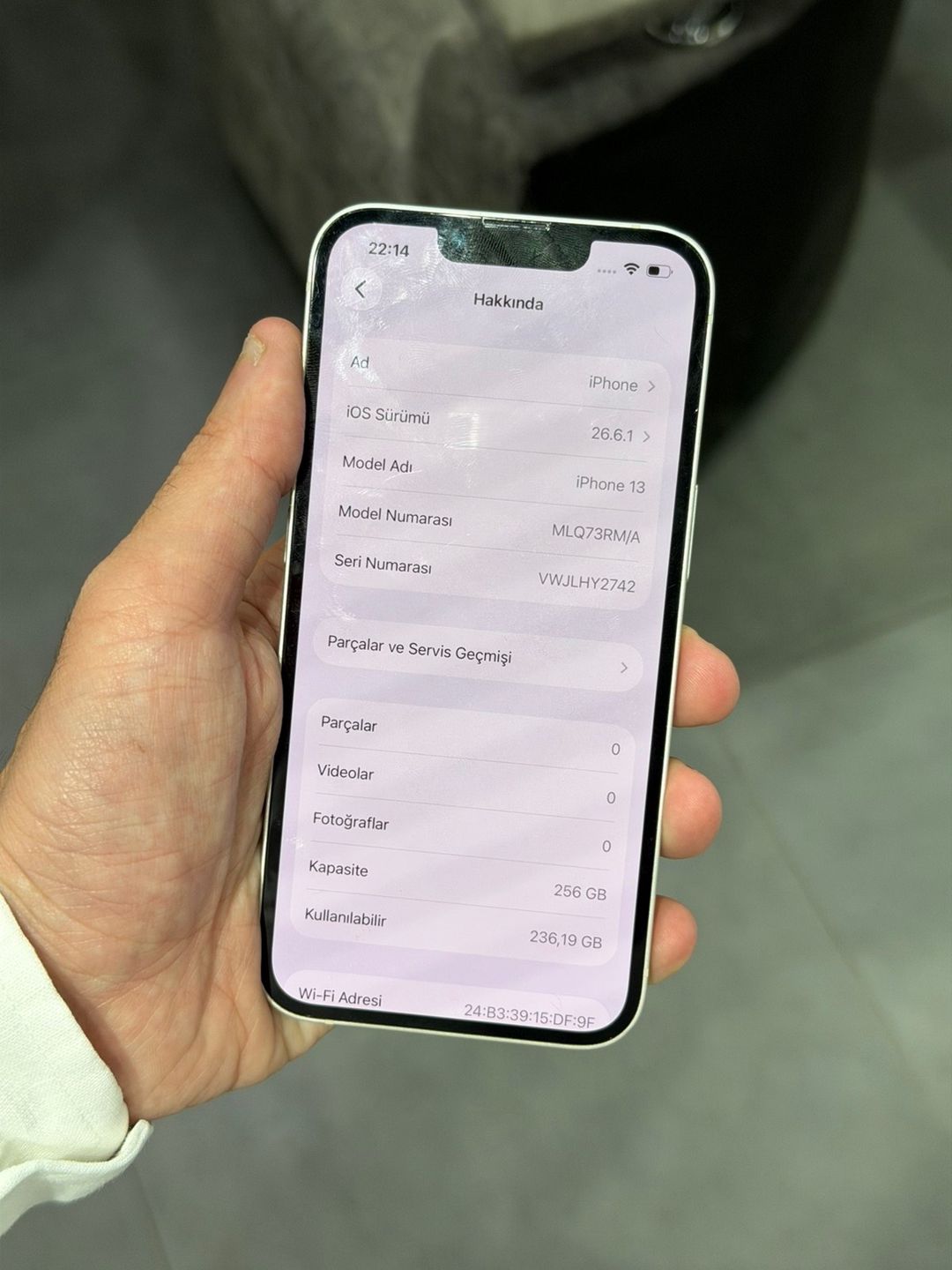 Apple iPhone 13 Starlight 256GB/4GB — Smartfonlar, Bakı (5)