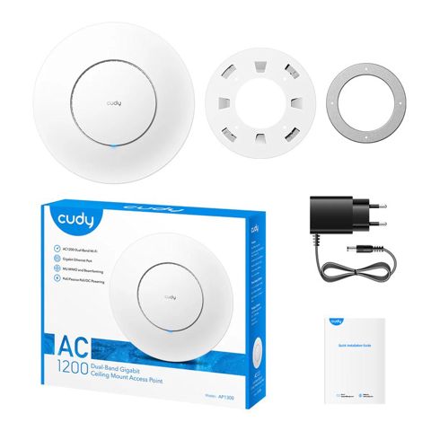 Cudy AC1200 Gigabit Wireless Access Point AP1300P 100m² əhatə dairəli — Bakı