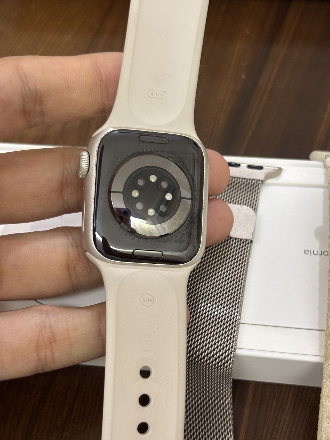 Apple Watch Series 8 Aluminum Starlight 41mm — Ağıllı saatlar və biləkliklər, Bakı (9)