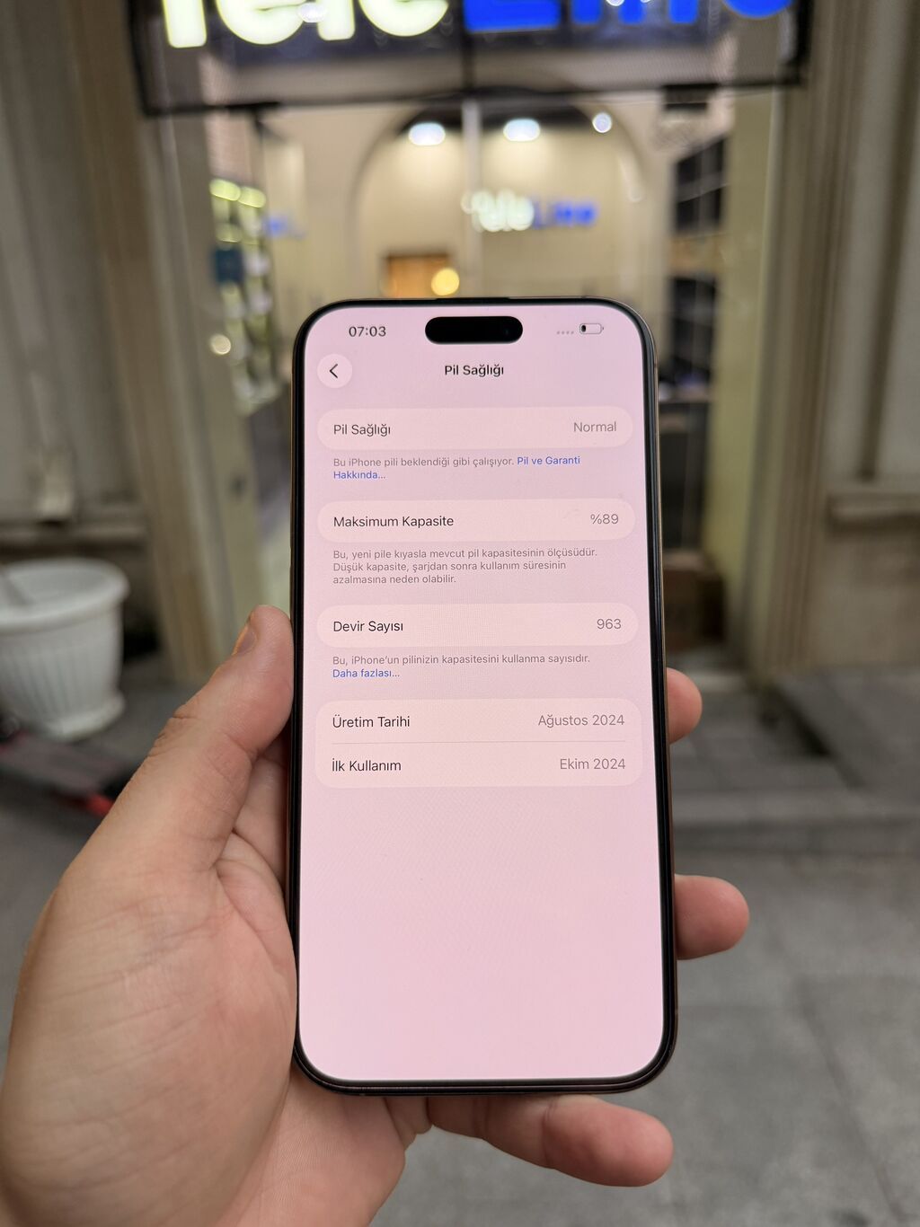 IPhone 16 Pro Max, 1 TB, Desert Titanium, Zəmanət, Kredit, Simsiz şarj — Apple iPhone, Bakı (5)