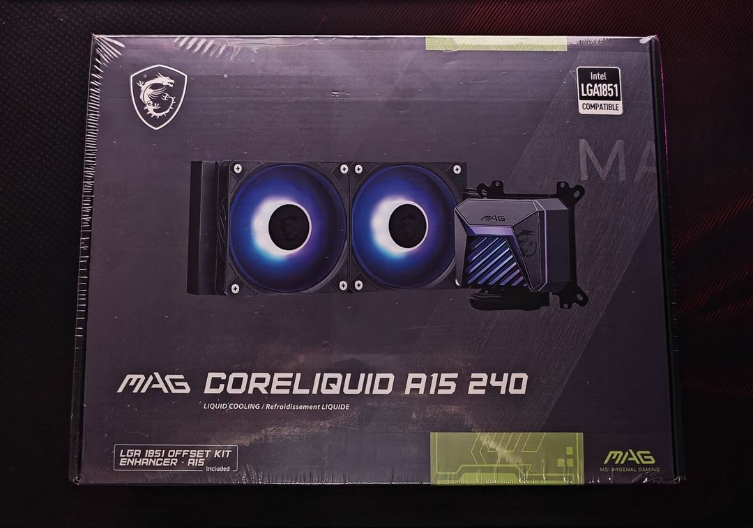 MSI MAG Coreliquid A15 240 Black — Kompüterlər və noutbuklar, Bakı (2)