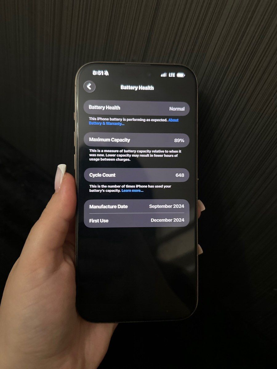 Apple iPhone 16 Pro Max Desert Titanium 256GB/8GB — Smartfonlar, Bakı (5)