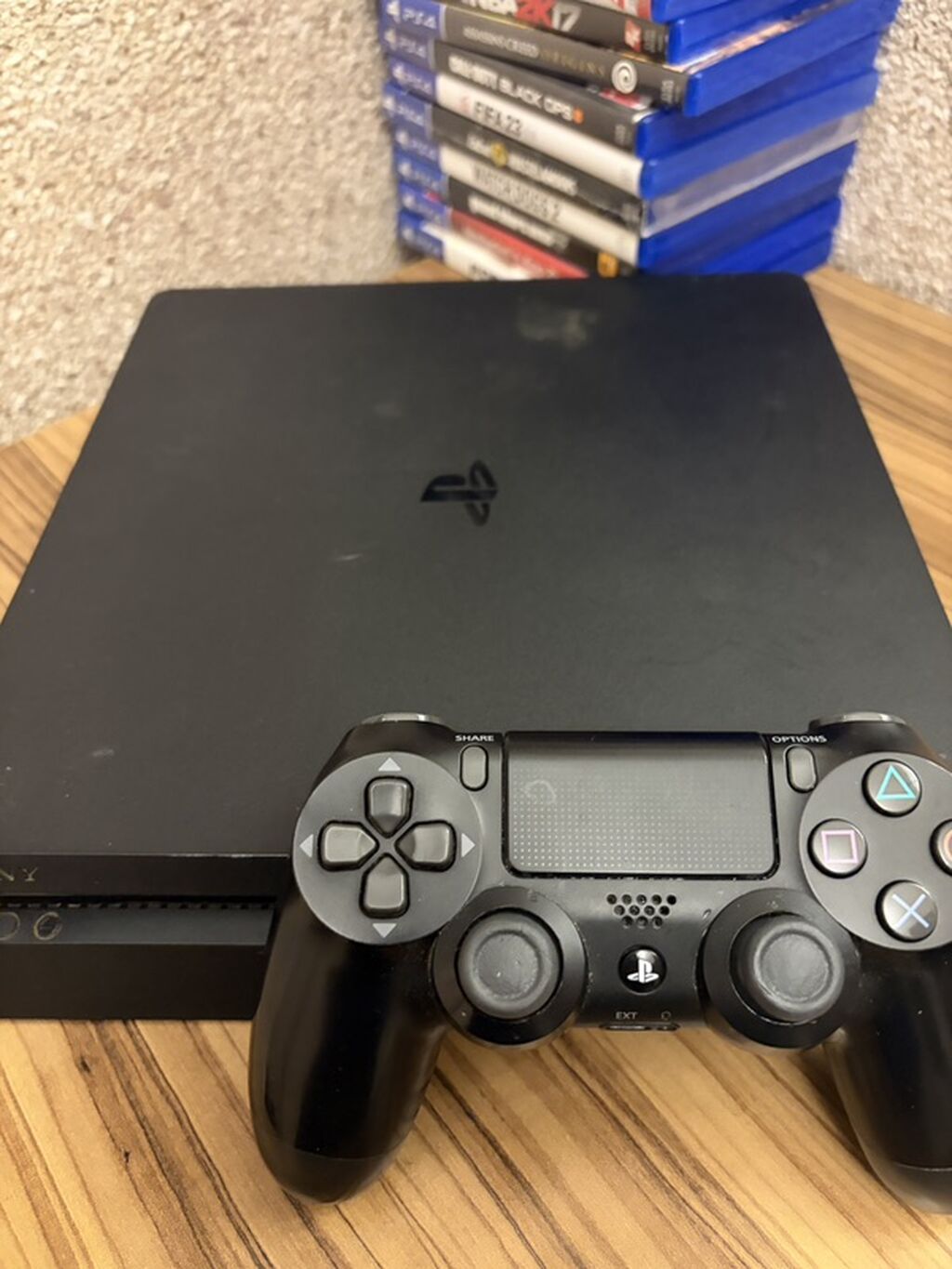 Ps4 slimlər Ps4 slim 500yaddaş 1org pult 100% hdd prasifka olunub 340m — Oyun konsolları, Masazır (3)