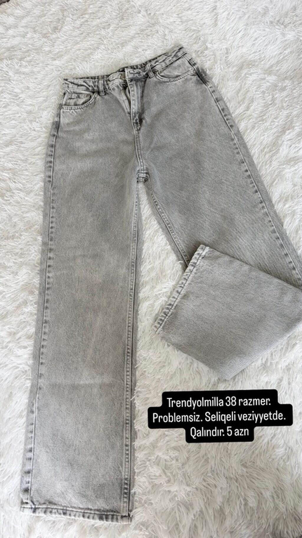 Cinslər, Trendyolmilla, rəng - Göy — Jinslər, Bakı (5)