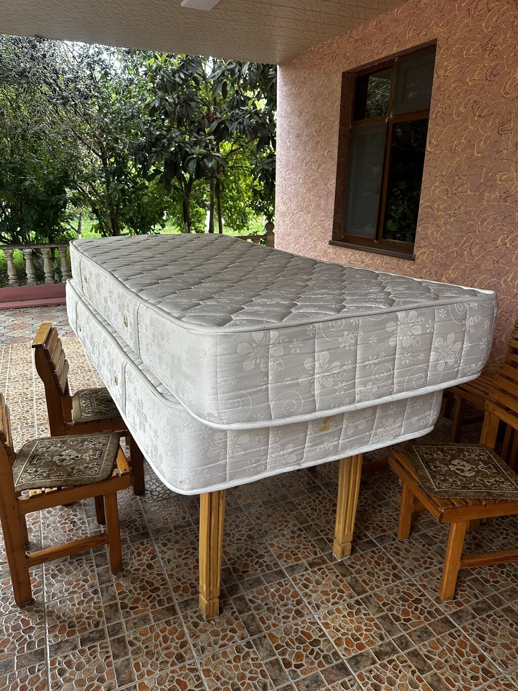 İşlənmiş, Təknəfərlik çarpayı, Matras ilə, Siyirməsiz — Yataqlar, Novxanı (2)