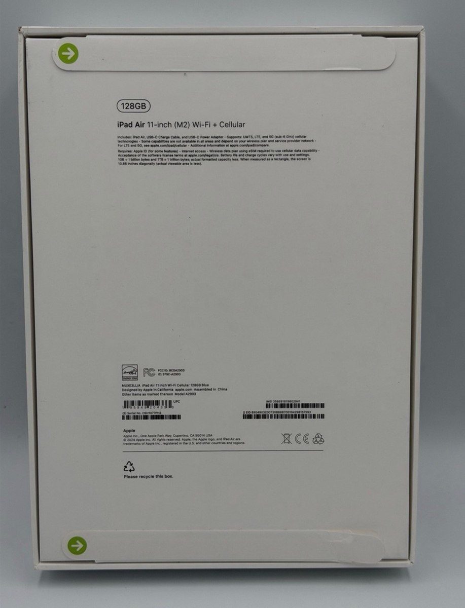 Apple iPad Air 11” M2 128GB Wi-Fi — Planshetlər, Bakı (2)