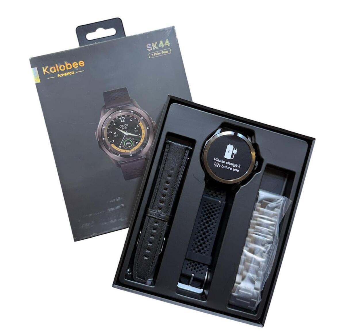 Smart saat Kalobee SK44 Qara — Ağıllı saatlar, Bakı (4)