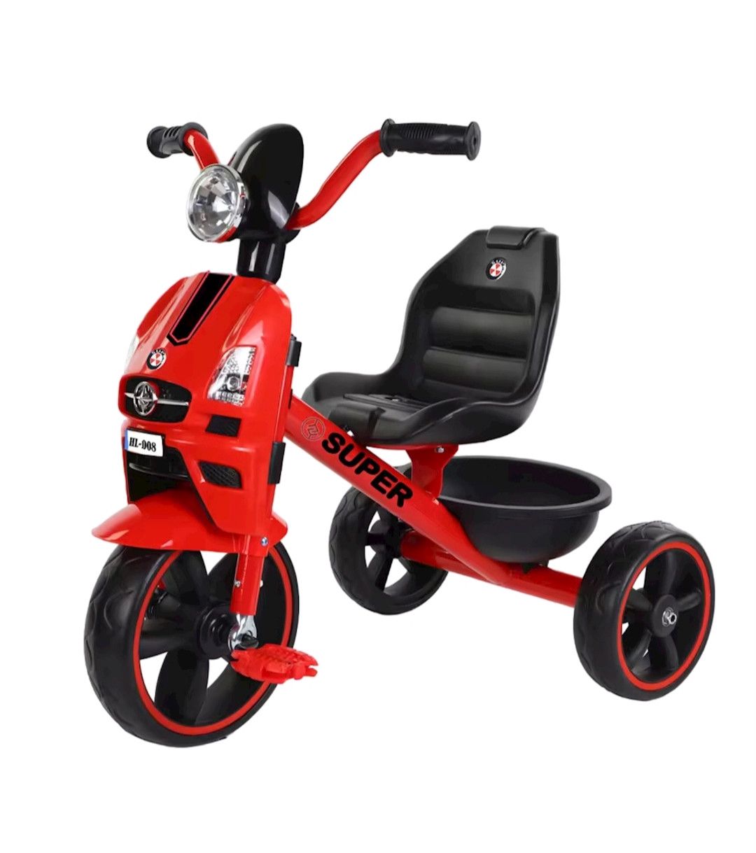 Uşaq üçtəkərli velosipedi 86790567, qara/qırmızı, 1-6 yaş — Mallar, Bakı