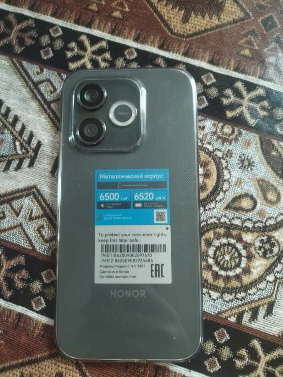 Honor 600 Lite Velvet Black 256GB/12GB — Smartfonlar, Bakı (2)
