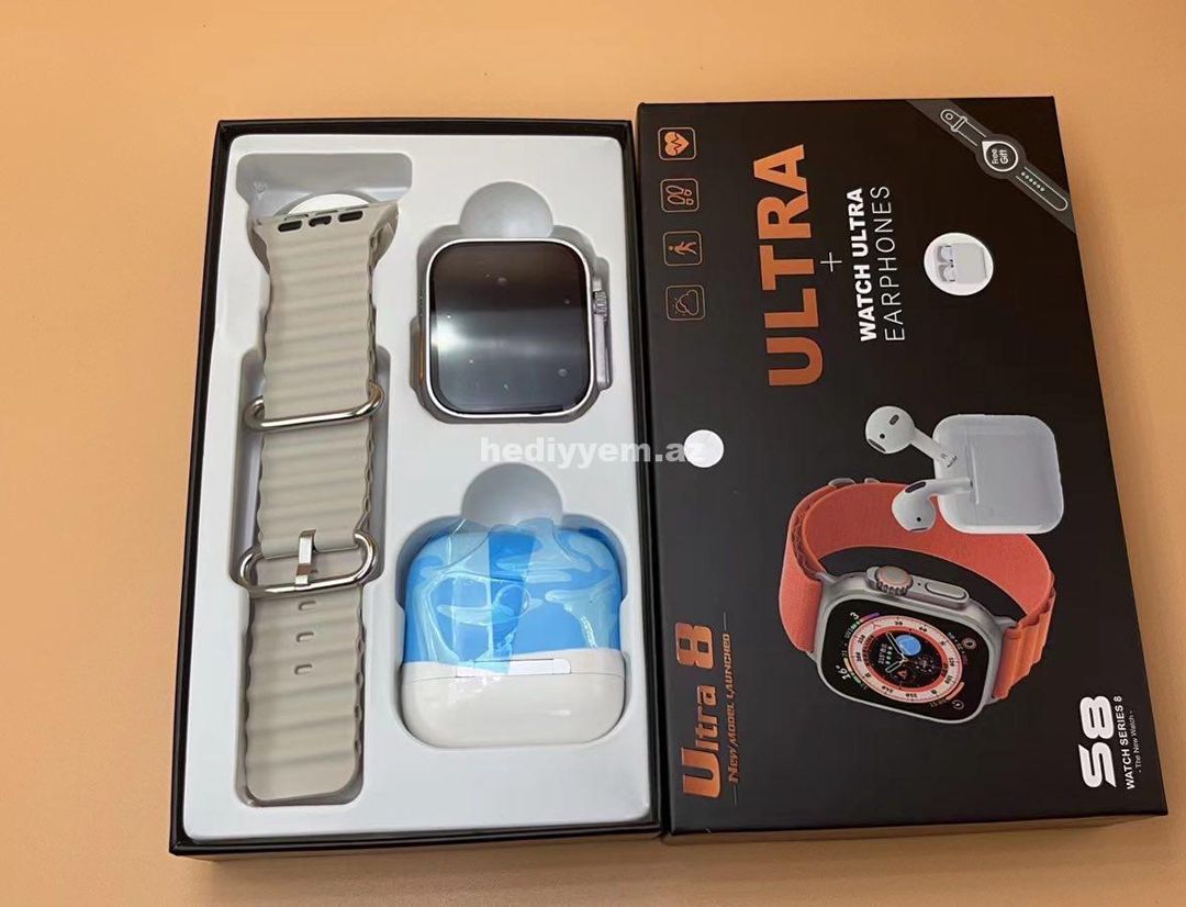 S8 Ultra + Airpods Smart Saat + Qulaqciq — Qol saatları, Bakı (2)