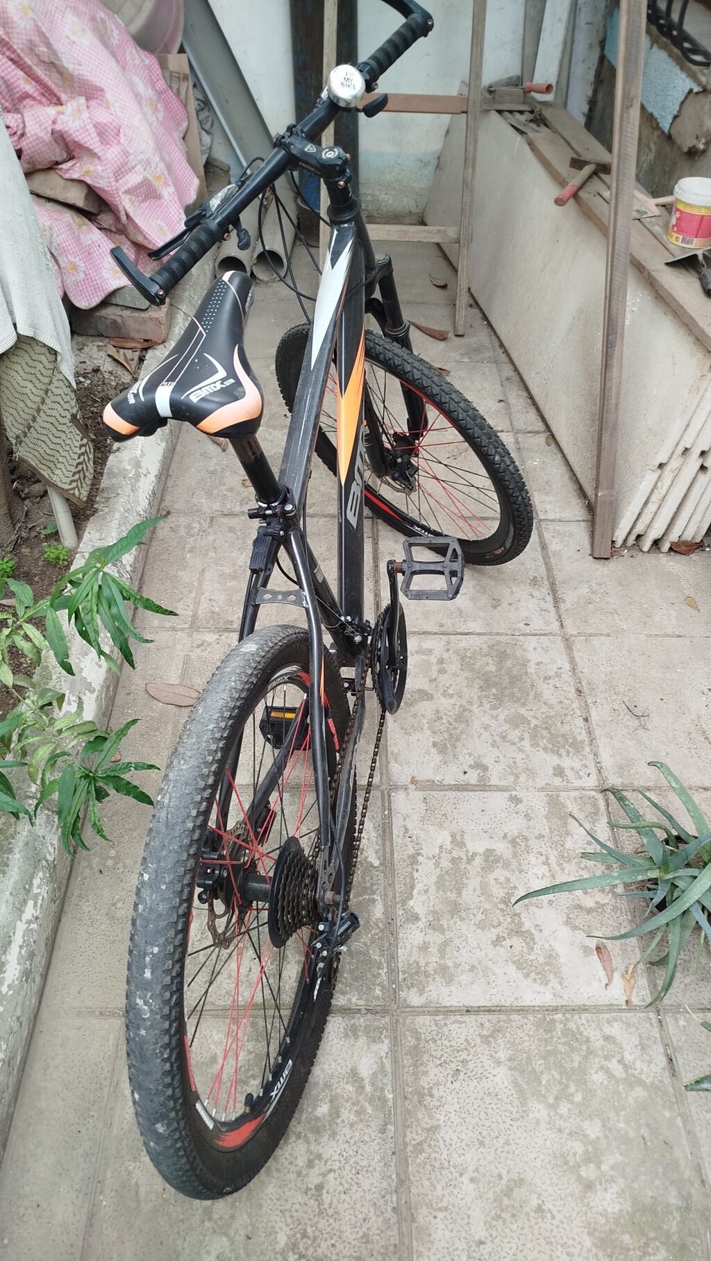 BMX GTR dağ velosipedi - Çərçivə: yüngül alaşımlı, rəng: qara-narıncı — Dağ velosipedləri, Bakı (2)