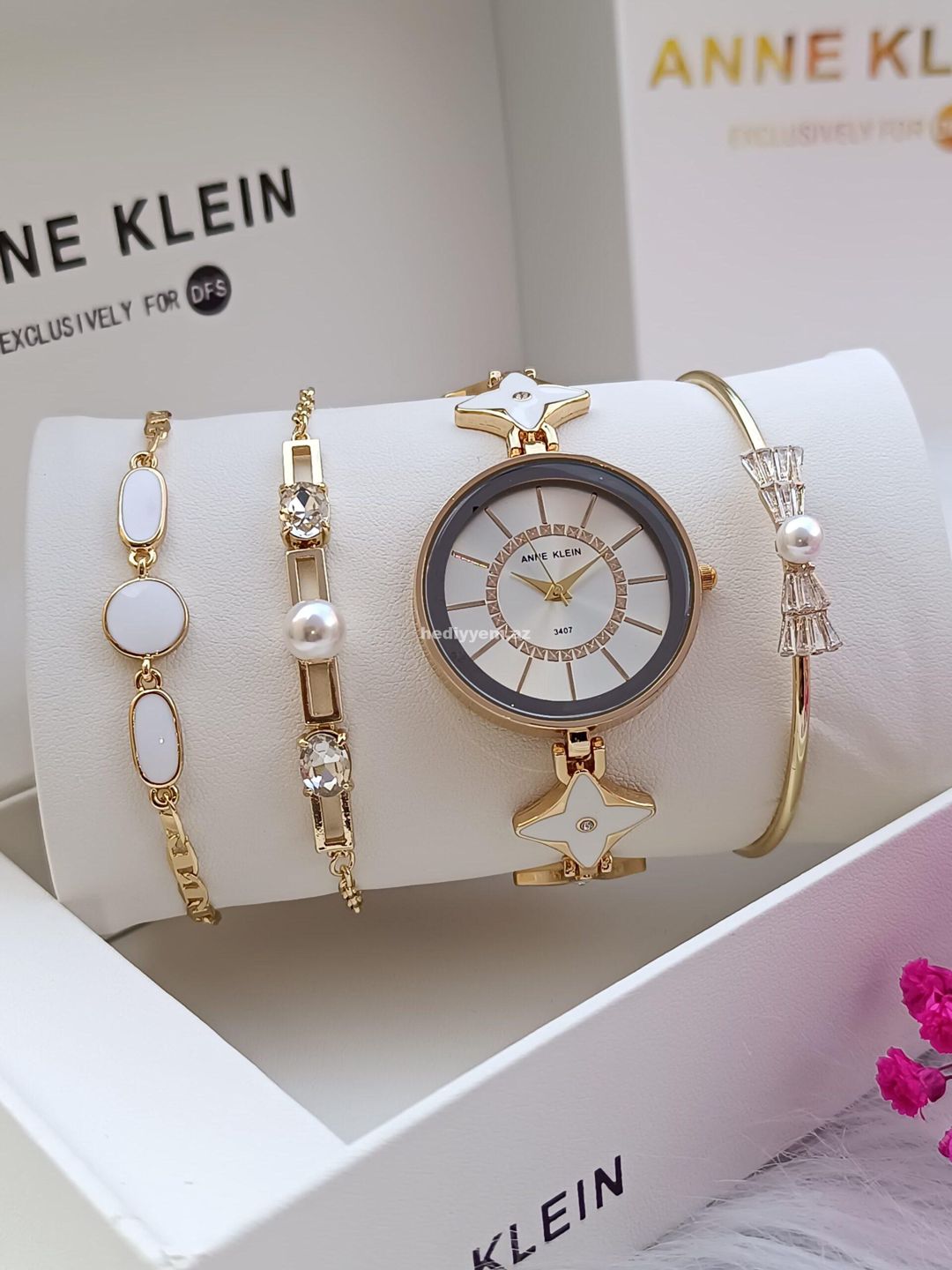 Anne Klein qol saat desti 0494 — Qol saatları, Bakı (2)