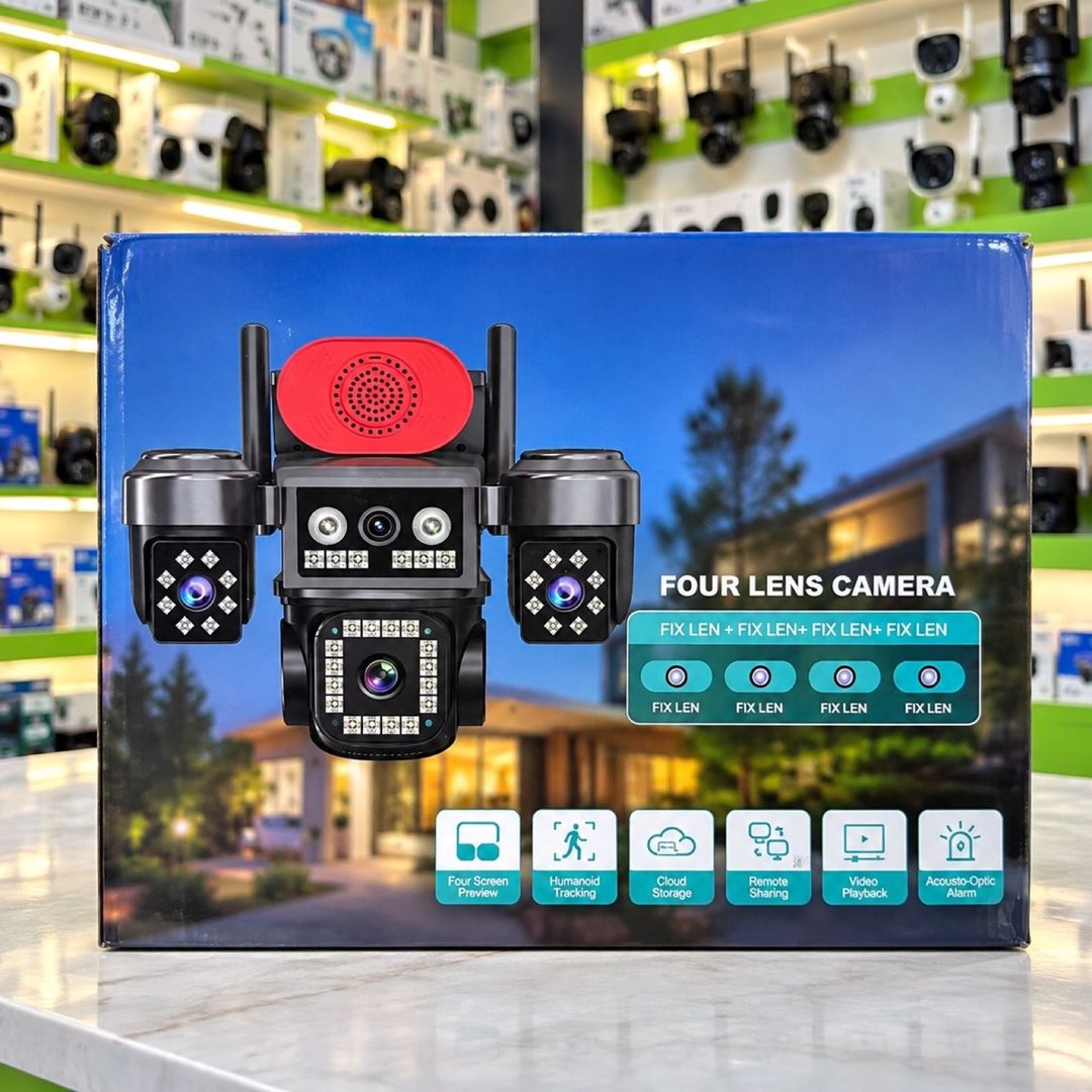 4 Linzalı WiFi Smart təhlükəsizlik kamerası — Ağıllı ev və təhlükəsizlik, Bakı (2)