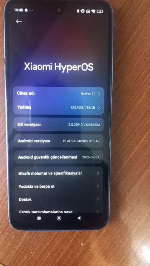 Xiaomi 12, rəng - Mavi, Zəmanət, Sensor, Barmaq izi — Bakı