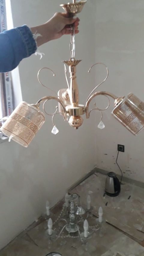Çılçıraq, 3 lampa — Bakı