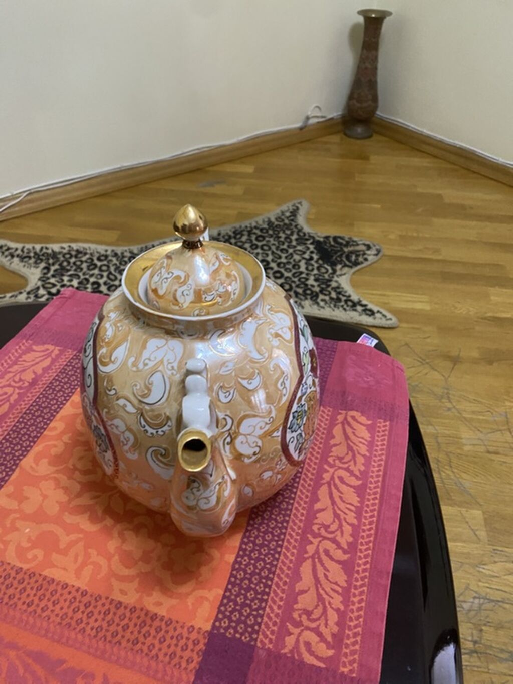 Porcelan çaydan – əl işi dekorlu - Material: keyfiyyətli porcelan — Çaynikler və qəhvə qabları, Bakı (2)