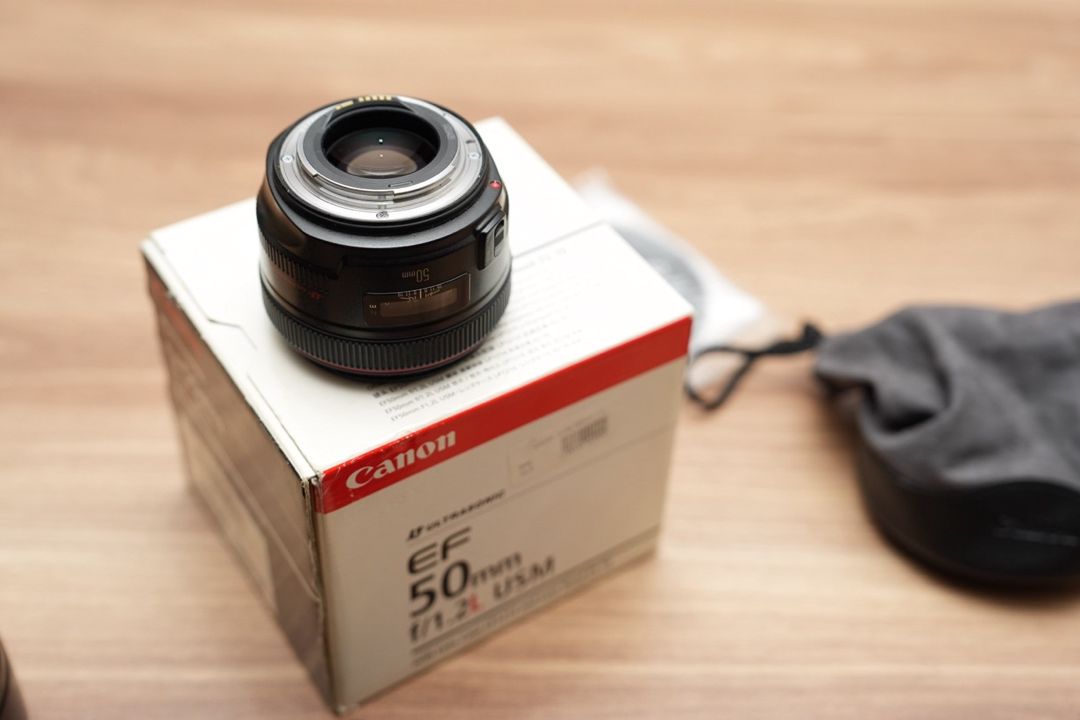Linza Canon EF 50mm F1.2 L USM — Foto və video texnikası, Bakı (8)