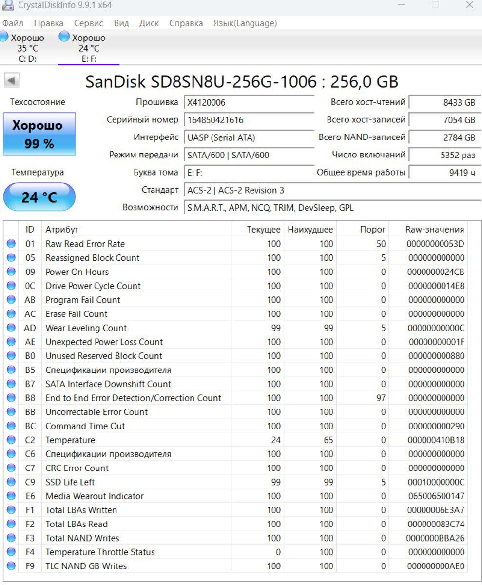 SanDisk SD8SN8U-256G-1006 — Kompüterlər və noutbuklar, Bakı (2)