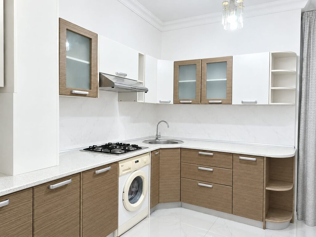 Metbex mebeli 500 Azn. Olchu 2.90×2metr. Uzerinde qaz,moyka,aspirator — Mətbəx mobilyası, Bakı